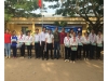 Lễ trao tặng quà cho học sinh do Đài phát thanh truyền hình Kiên Giang và Công ty sản xuất mỹ phẩm Anh Đào sứ tiên